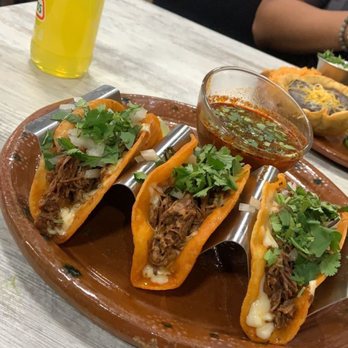 Uncle Ricos Cantina - Birria taco platter with consume - Tex-Mex Near Me - Manassas, Virginia Uncle Ricos Cantina - Birria taco platter with consume - Tex-Mex Near Me - Manassas, Virginia