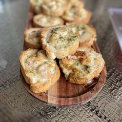 Fish Tales Winery & Bistro - Cheesy Shrimp Toast
