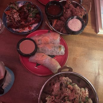 Wusong Road - Taishan Cauliflower (v+)(gf) Summer Rolls Shrimp Kinilaw (gf) - Tiki Bars Near Me - Cambridge, Massachusetts Wusong Road - Taishan Cauliflower (v+)(gf) Summer Rolls Shrimp Kinilaw (gf) - Tiki Bars Near Me - Cambridge, Massachusetts