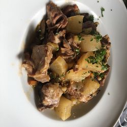 Le Café de la Banque - Special of the day! Lamb Shank and Veggies