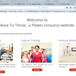 Move to Thrive - Go to movetothrive.com to view featured videos and find workouts and stretch classes that you can stream or download.