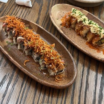 Papa San - Blue crab and Wagyu maki roll both - Bars Near Me - New York, New York Papa San - Blue crab and Wagyu maki roll both - Bars Near Me - New York, New York