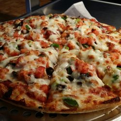 Godfather's Pizza - Veggie pizza on "Golden Crust"