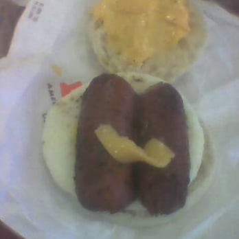 Dunkin' - chicken apple sausage with egg and American cheese on a taosted English muffin - Coffee & Tea Near Me - Brooklyn, New York Dunkin' - chicken apple sausage with egg and American cheese on a taosted English muffin - Coffee & Tea Near Me - Brooklyn, New York