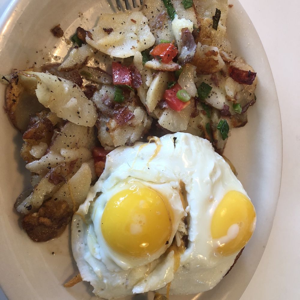 Cracker Box Restaurant - order, two eggs on top of burger with onions and cheddar - American Near Me - Carson City, Nevada Cracker Box Restaurant - order, two eggs on top of burger with onions and cheddar - American Near Me - Carson City, Nevada