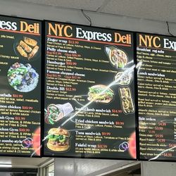 Nyc Express Deli - Menu