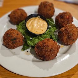 Boudin balls. (They have a special name but I can't remember it)