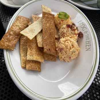Frog & the Hen - Pimento Cheese Sampler - Southern Near Me - Augusta, Georgia Frog & the Hen - Pimento Cheese Sampler - Southern Near Me - Augusta, Georgia