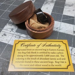 Nordic Wolf Custom Carvings - 5600yr old ancient bog oak found from a swamp in Eastern Europe. That is also made easy to keep your ancestors with you