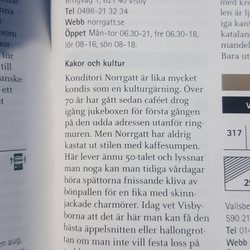Konditori Norrgatt - Från white guide 2018/2019