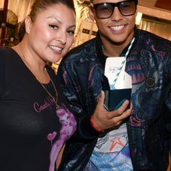 Candy Vixen Candy Bar Buffets - Such a cutie, Quincy Combs enjoying the CANDY STYLING for the 2015 Grammy Gift Lounge at The Staples Center