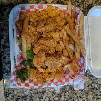 Drunken Oyster - Shrimp and oyster po-boy - Seafood Near Me - Spring, Texas Drunken Oyster - Shrimp and oyster po-boy - Seafood Near Me - Spring, Texas