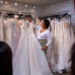 Seattle Bridal Rack - Photo by Seattle Ink & Paper Photo