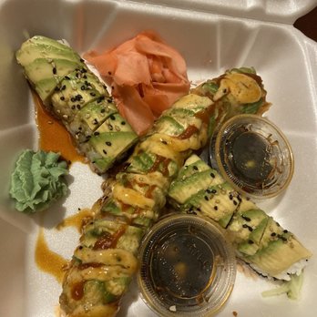 Sushi Tex Mex - Keiko roll and Caterpillar roll - Sushi Bars Near Me - Houston, Texas Sushi Tex Mex - Keiko roll and Caterpillar roll - Sushi Bars Near Me - Houston, Texas