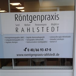 Röntgenpraxis Rahlstedt - Eingangsschild