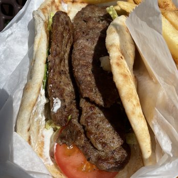 Horus EatDat - Inside of the Gyro Wrap. Fresh! - Food Trucks Near Me Horus EatDat - Inside of the Gyro Wrap. Fresh! - Food Trucks Near Me