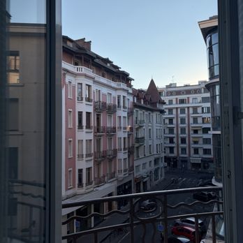 Best Western Carlton - View from hotel room window - Hotels Near Me - Annecy, 74