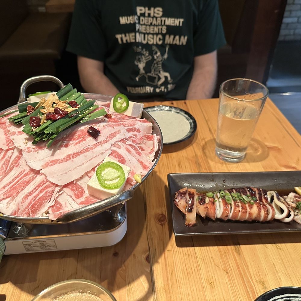 Kimura - Grilled whole squid, Pork Belly Nabe - Japanese Near Me - New York, New York Kimura - Grilled whole squid, Pork Belly Nabe - Japanese Near Me - New York, New York