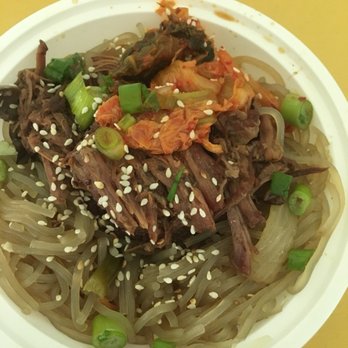 Busan Bop - Japchae with brisket - Food Trucks Near Me - Nashville, Tennessee