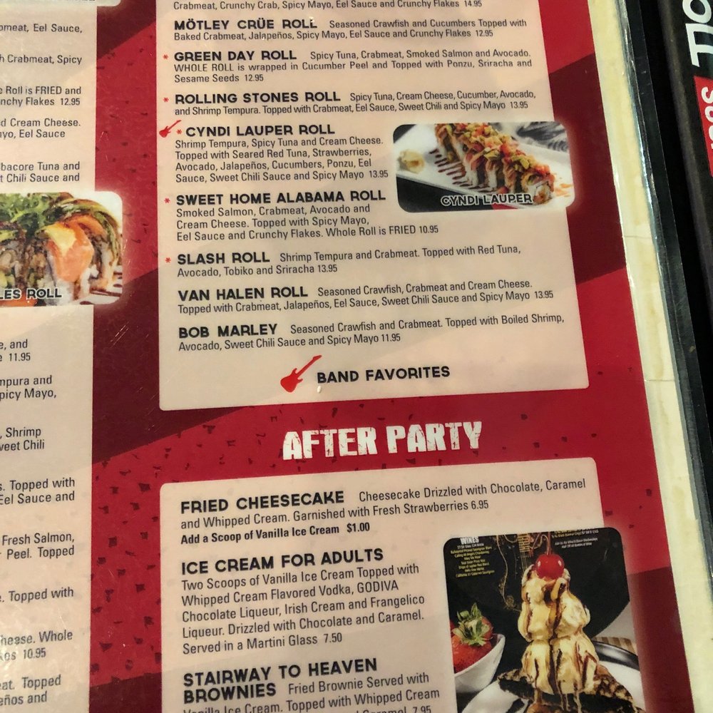 Rock N Roll Sushi - Menu3 - Sushi Bars Near Me - Jackson, Tennessee Rock N Roll Sushi - Menu3 - Sushi Bars Near Me - Jackson, Tennessee