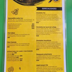 La Cocina del Fat - Menu 3