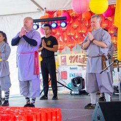 Shaolin Temple Zen Kung Fu Academy - Getting ready to perform our Gi Gong form