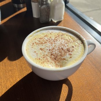 The Early Bird Eatery - Golden latte. Yup ready for holidays. - Breakfast & Brunch Near Me - South Bend, Indiana The Early Bird Eatery - Golden latte. Yup ready for holidays. - Breakfast & Brunch Near Me - South Bend, Indiana