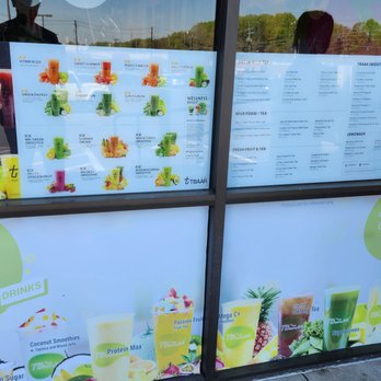 TBaar - Menu outside - Bubble Tea Near Me - North Bethesda, Maryland
