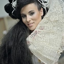 City Of Hair - Creative updo by Cindy for SA fashion week