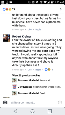 Chucks Roofing Company