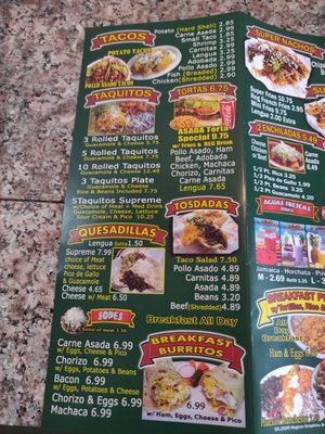 Menu photo 8 Albert's Mexican Food La Puente, CA Menu photo 8 Albert's Mexican Food La Puente, CA