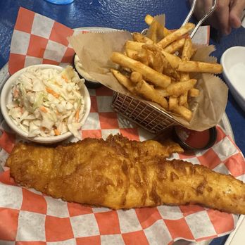 The Nauti Lobstah - Fried Haddock with fries and sweet Cole slaw - Seafood Near Me - Apopka, Florida The Nauti Lobstah - Fried Haddock with fries and sweet Cole slaw - Seafood Near Me - Apopka, Florida