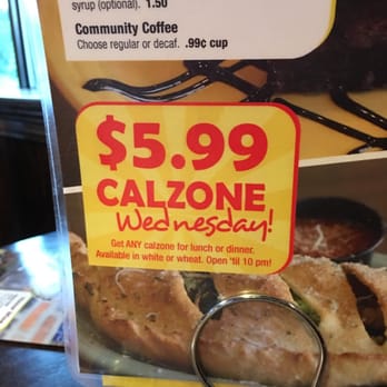 Rotolo's Pizzeria - Calzone $5.99 on Wednesdays - Italian Near Me - Walker, Louisiana Rotolo's Pizzeria - Calzone $5.99 on Wednesdays - Italian Near Me - Walker, Louisiana