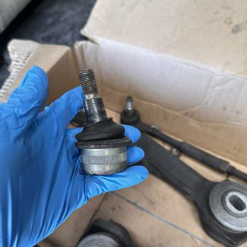 Torrance Autohaus - Old and worn lower ball joints from my 2004 CL55 AMG - Auto Repair Near Me - Torrance, California Torrance Autohaus - Old and worn lower ball joints from my 2004 CL55 AMG - Auto Repair Near Me - Torrance, California