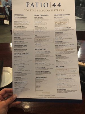 Menu photo 5 Patio 44 - Biloxi Biloxi, MS
