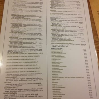 Blue Daisy - Breakfast menu page 1/2 (8am - 3pm) - Creperies Near Me - Santa Monica, California Blue Daisy - Breakfast menu page 1/2 (8am - 3pm) - Creperies Near Me - Santa Monica, California