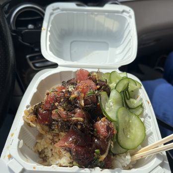 Ry's Poke Shack - Regular poke bowl of ahi limu - Hawaiian Near Me - Pasadena, California