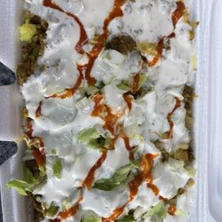 Halal Desi Pizza & Gyro's - NY Style Gyro with Rice. Lamb or Chicken