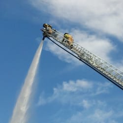 City Of Atlanta Fire Station # 21 - Putting out brush fire by GA-400