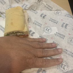 Lil John sized sandwich. Lil John sized sandwich.