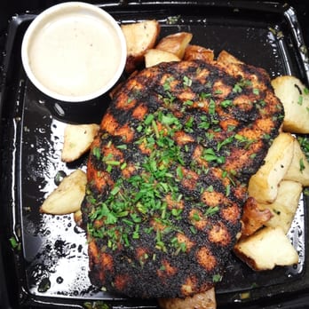 Dr Grubb's - Salmon with roasted potatoes - American Near Me - Claremont, California Dr Grubb's - Salmon with roasted potatoes - American Near Me - Claremont, California
