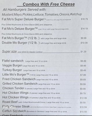Menu photo 1 Fat Mo's Nashville, TN
