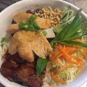 Pho Minh - #68. Vermicelli with grilled pork and shrimp wrapped in sugar cane. - Vietnamese Near Me - Randolph, Massachusetts Pho Minh - #68. Vermicelli with grilled pork and shrimp wrapped in sugar cane. - Vietnamese Near Me - Randolph, Massachusetts