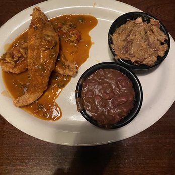 Swampwater Grill - Cajun catfish with two sides jambalaya red beans and rice. - Cajun/Creole Near Me - Cincinnati, Ohio Swampwater Grill - Cajun catfish with two sides jambalaya red beans and rice. - Cajun/Creole Near Me - Cincinnati, Ohio