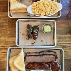 Barrel & Bones - Briskey, sausage, and Texas Twinkie