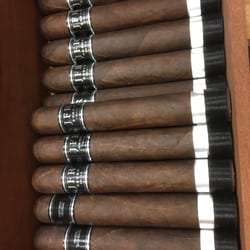 M A ’s Cigars - 3/5/16. Saturday. Inside the gloriously beautiful humidor. Smells incredi-mazing! JFR-Just For Retailers! Love these maduros!