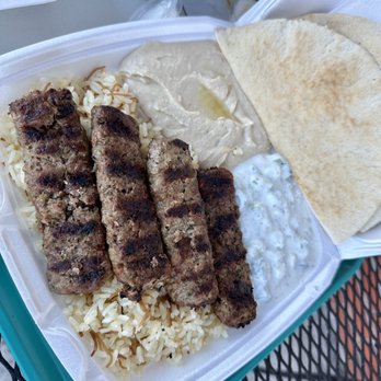 Kabab Grill Restaurant - Kefta Kabab Plate - Mediterranean Near Me - Westminster, California