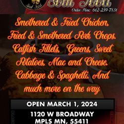 Krispy Krunchy Chicken - Soul food & Tenders Family Meal Halal chicken Catfish meal Greens & cabbage Mac & cheese Smothered chicken Pork chops