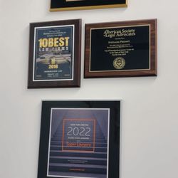 Prizant Law - She achieved a lot. She has two walls with nominations and awards