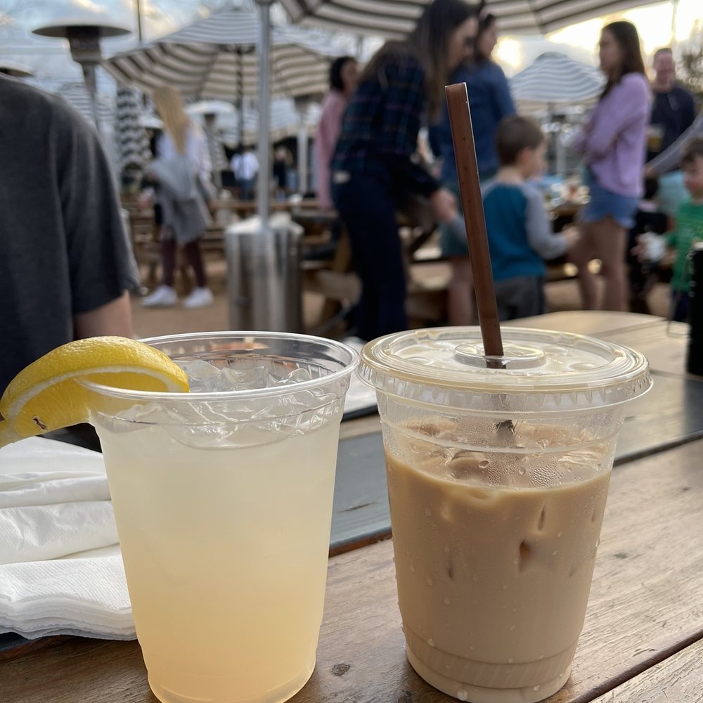 Easy Tiger - Lavender lemonade (non-alcoholic), iced cookie butter latte - Beer Gardens Near Me - Austin, Texas Easy Tiger - Lavender lemonade (non-alcoholic), iced cookie butter latte - Beer Gardens Near Me - Austin, Texas